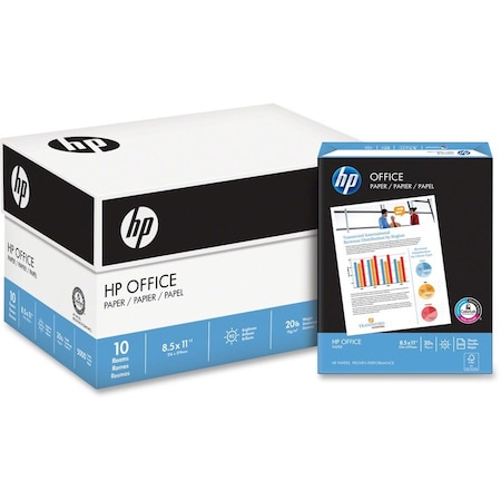 Hp HP Printer Paper, Office 20lb, 92 Bright, 8.5x11, 1 Ream, 500 Sheets HEW112101RM